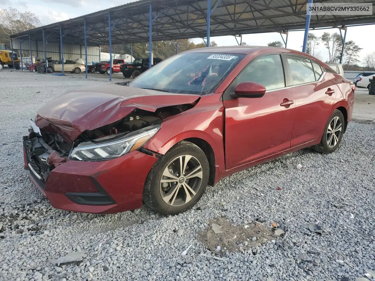 3N1AB8CV2MY330662 2021 Nissan Sentra Sv