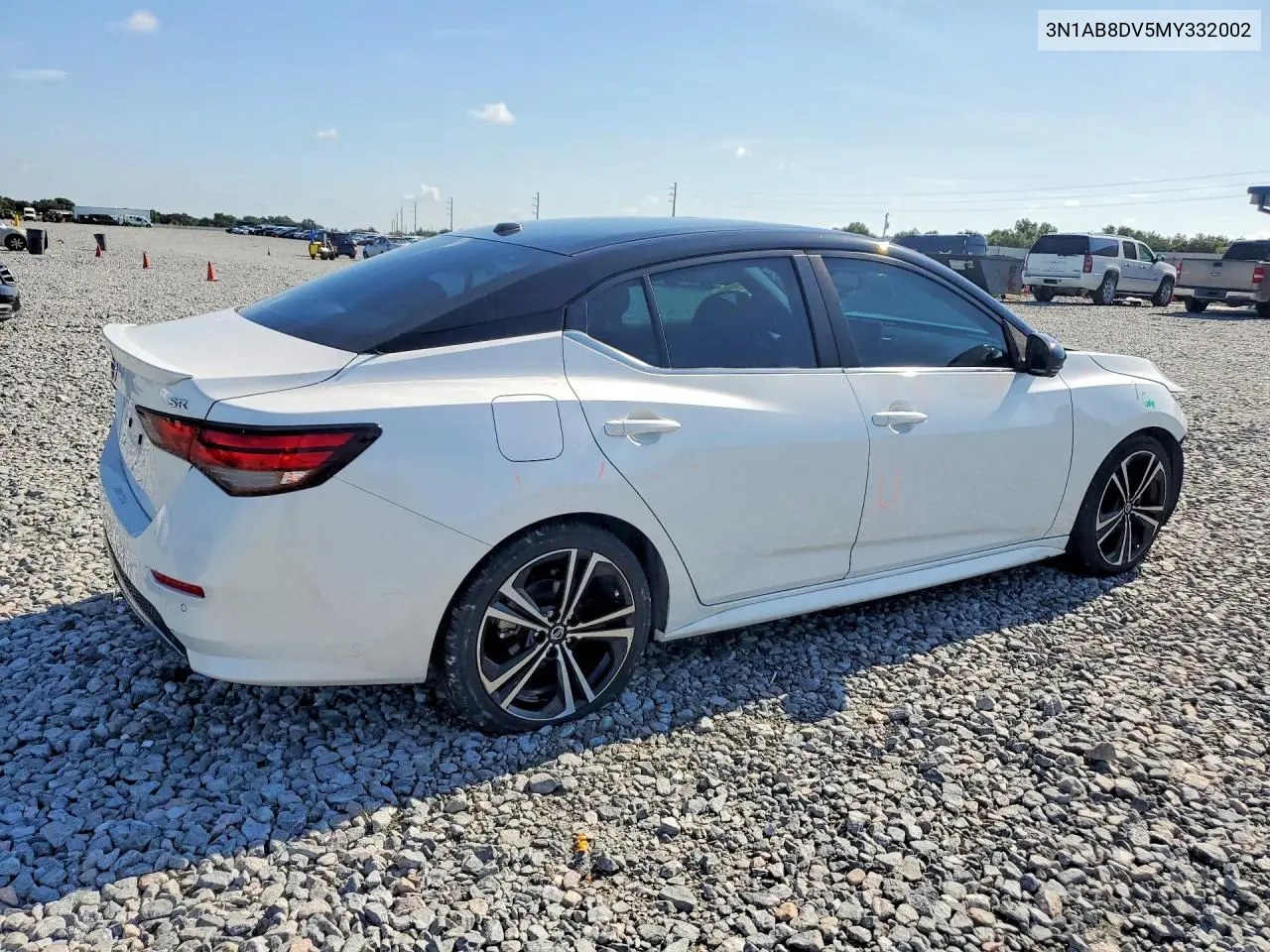 2021 Nissan Sentra Sr VIN: 3N1AB8DV5MY332002 Lot: 58585086