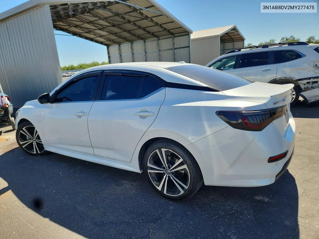 2021 Nissan Sentra Sr VIN: 3N1AB8DV2MY277475 Lot: 60198456
