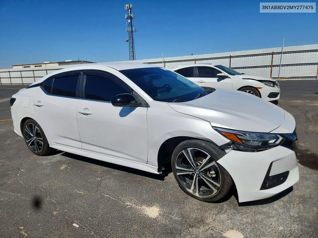 2021 Nissan Sentra Sr VIN: 3N1AB8DV2MY277475 Lot: 60198456