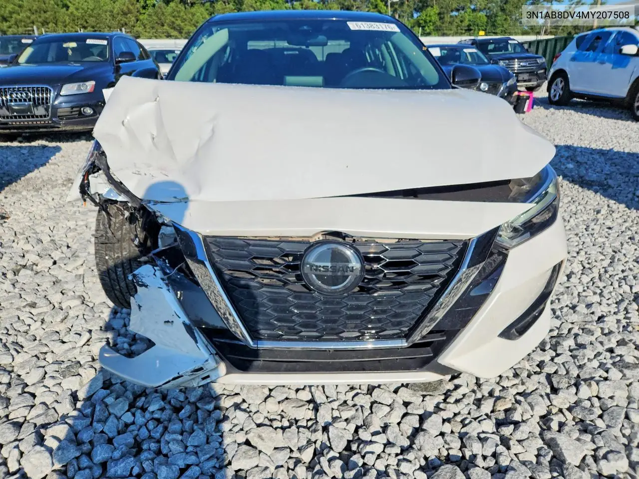 2021 Nissan Sentra Sr VIN: 3N1AB8DV4MY207508 Lot: 61383176