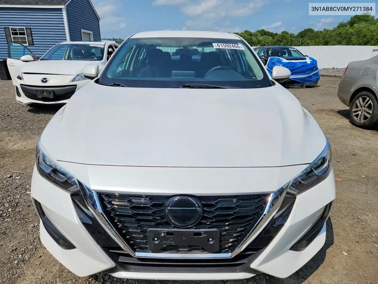2021 Nissan Sentra Sv VIN: 3N1AB8CV0MY271384 Lot: 61592466