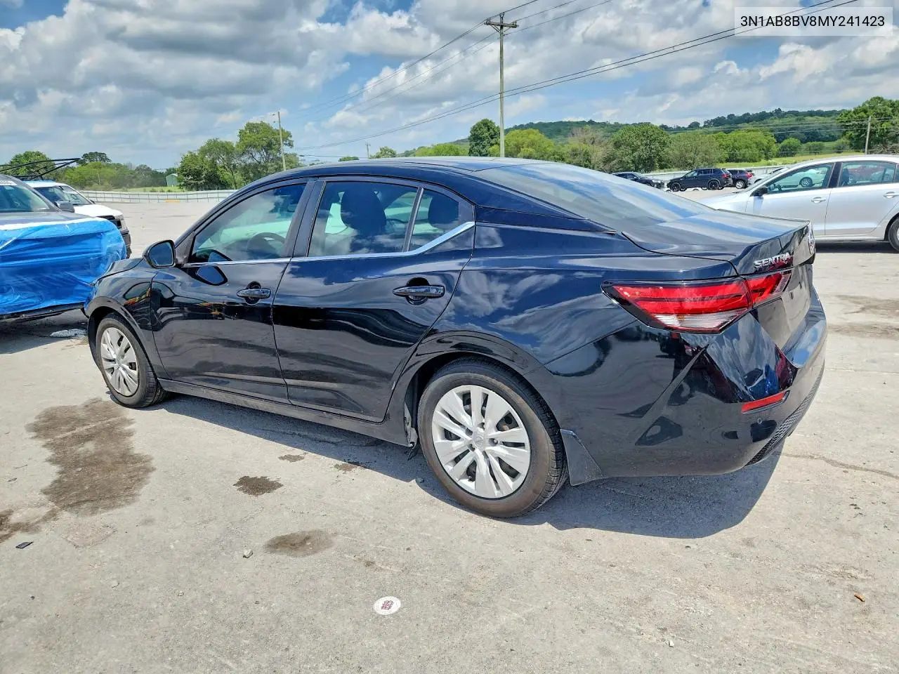 2021 Nissan Sentra S VIN: 3N1AB8BV8MY241423 Lot: 61751216