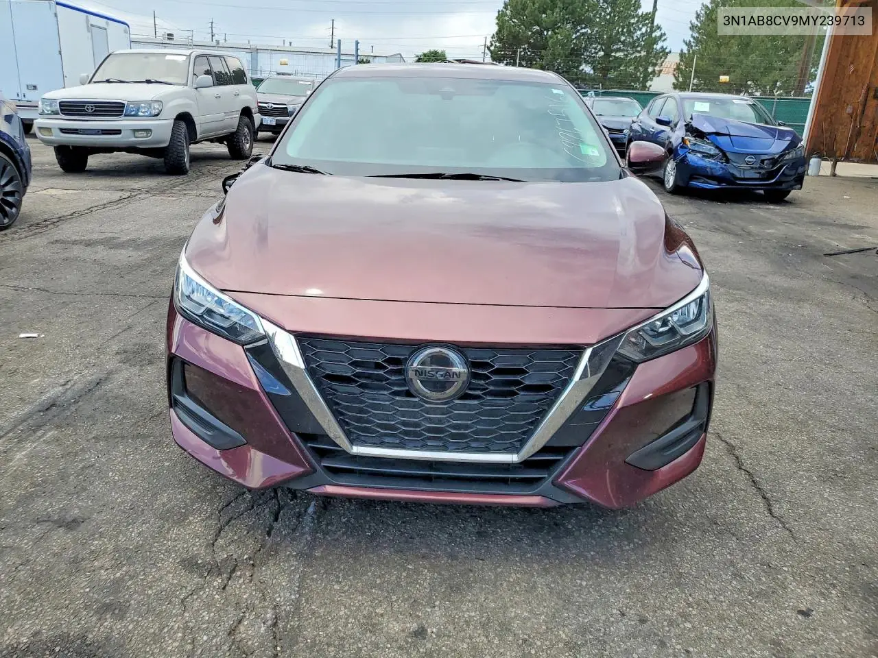 2021 Nissan Sentra Sv VIN: 3N1AB8CV9MY239713 Lot: 62267516
