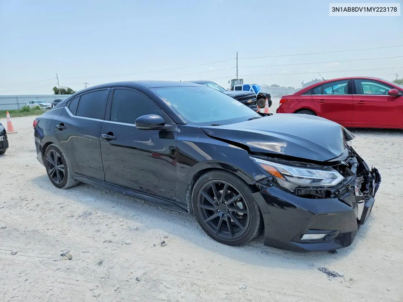 2021 Nissan Sentra Sr VIN: 3N1AB8DV1MY223178 Lot: 62277916