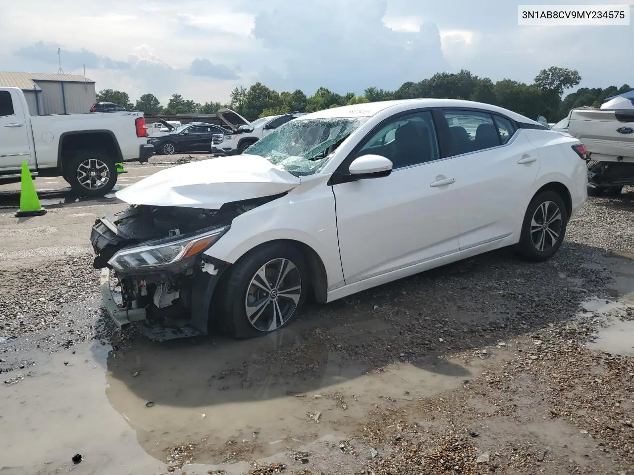 3N1AB8CV9MY234575 2021 Nissan Sentra Sv