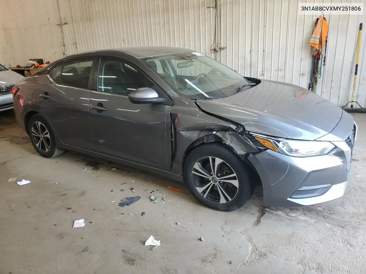 3N1AB8CVXMY251806 2021 Nissan Sentra Sv