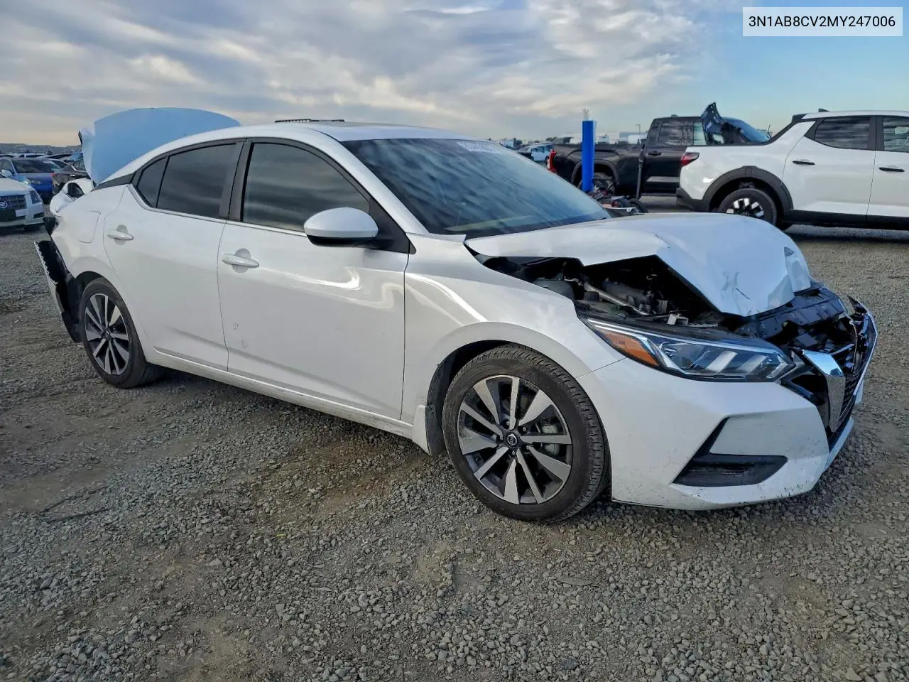 3N1AB8CV2MY247006 2021 Nissan Sentra Sv