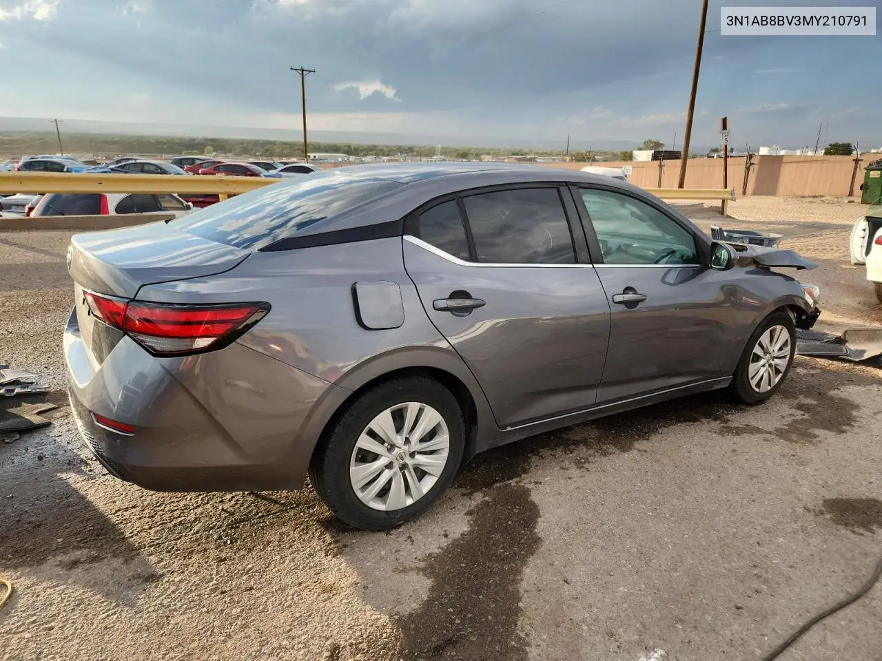 3N1AB8BV3MY210791 2021 Nissan Sentra S