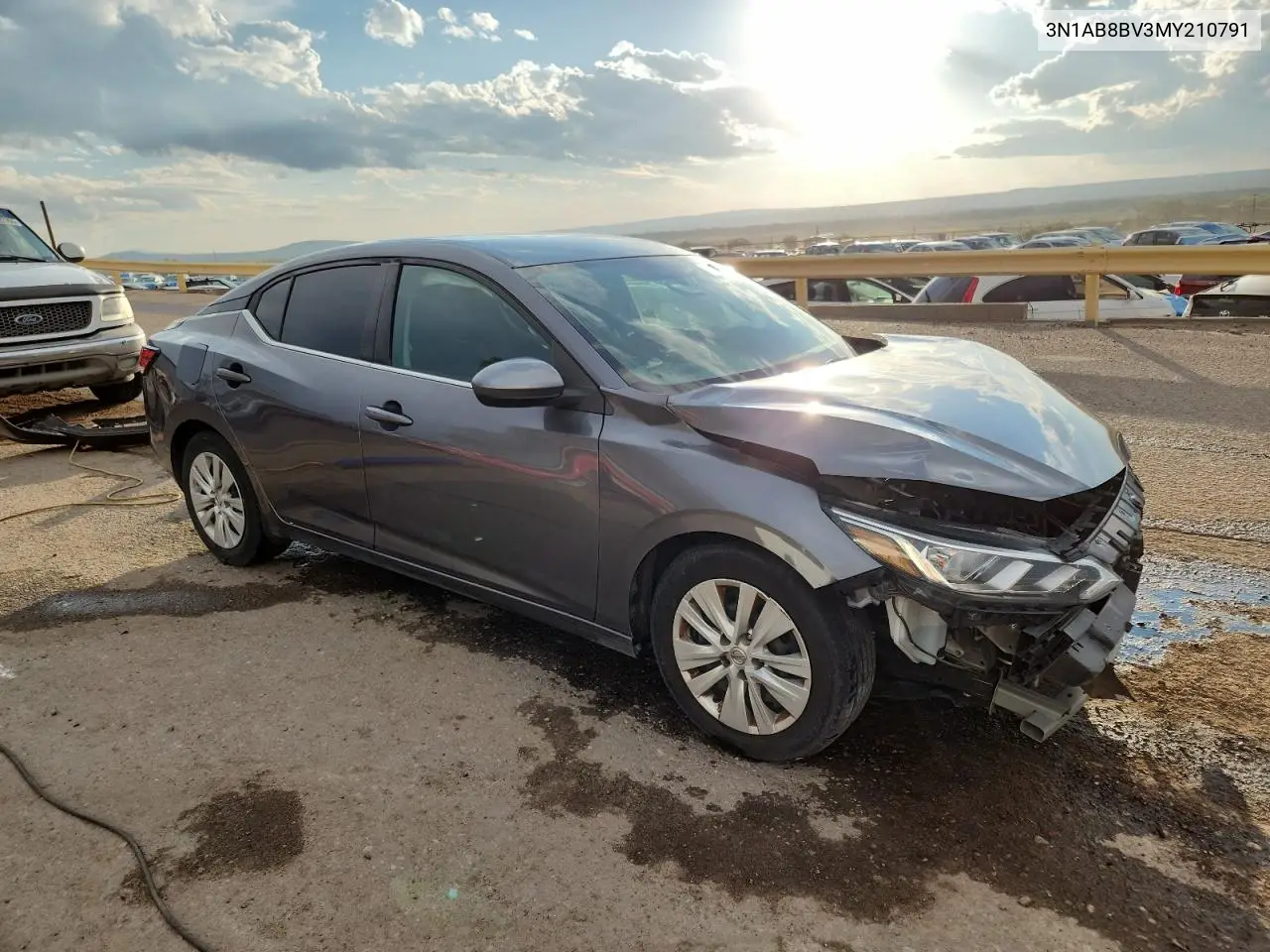 3N1AB8BV3MY210791 2021 Nissan Sentra S