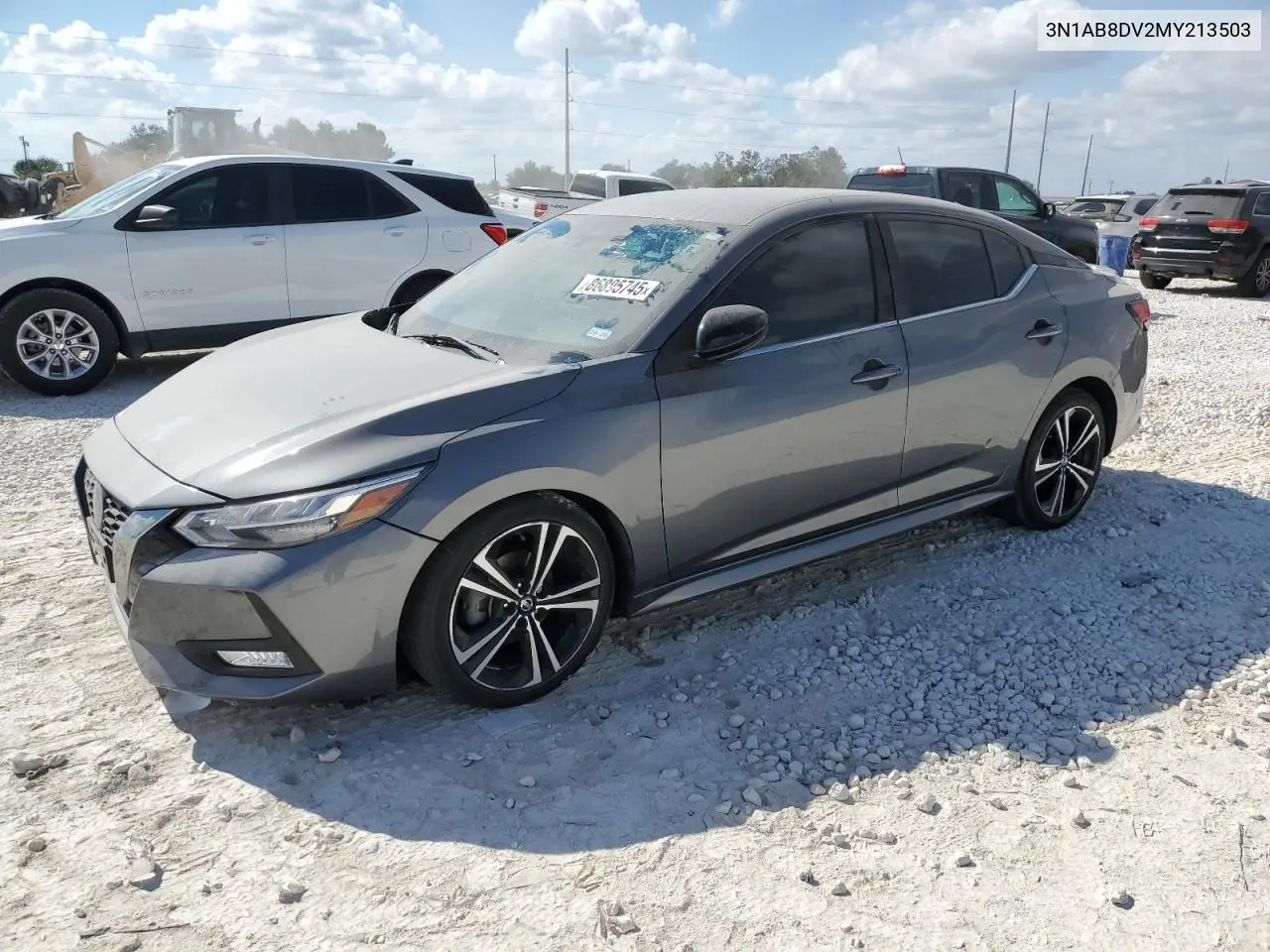 3N1AB8DV2MY213503 2021 Nissan Sentra Sr