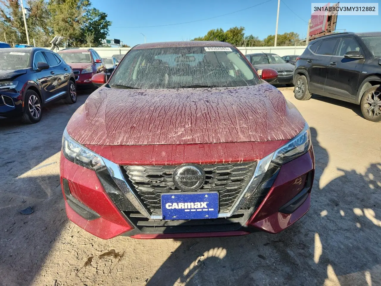 3N1AB8CV3MY312882 2021 Nissan Sentra Sv