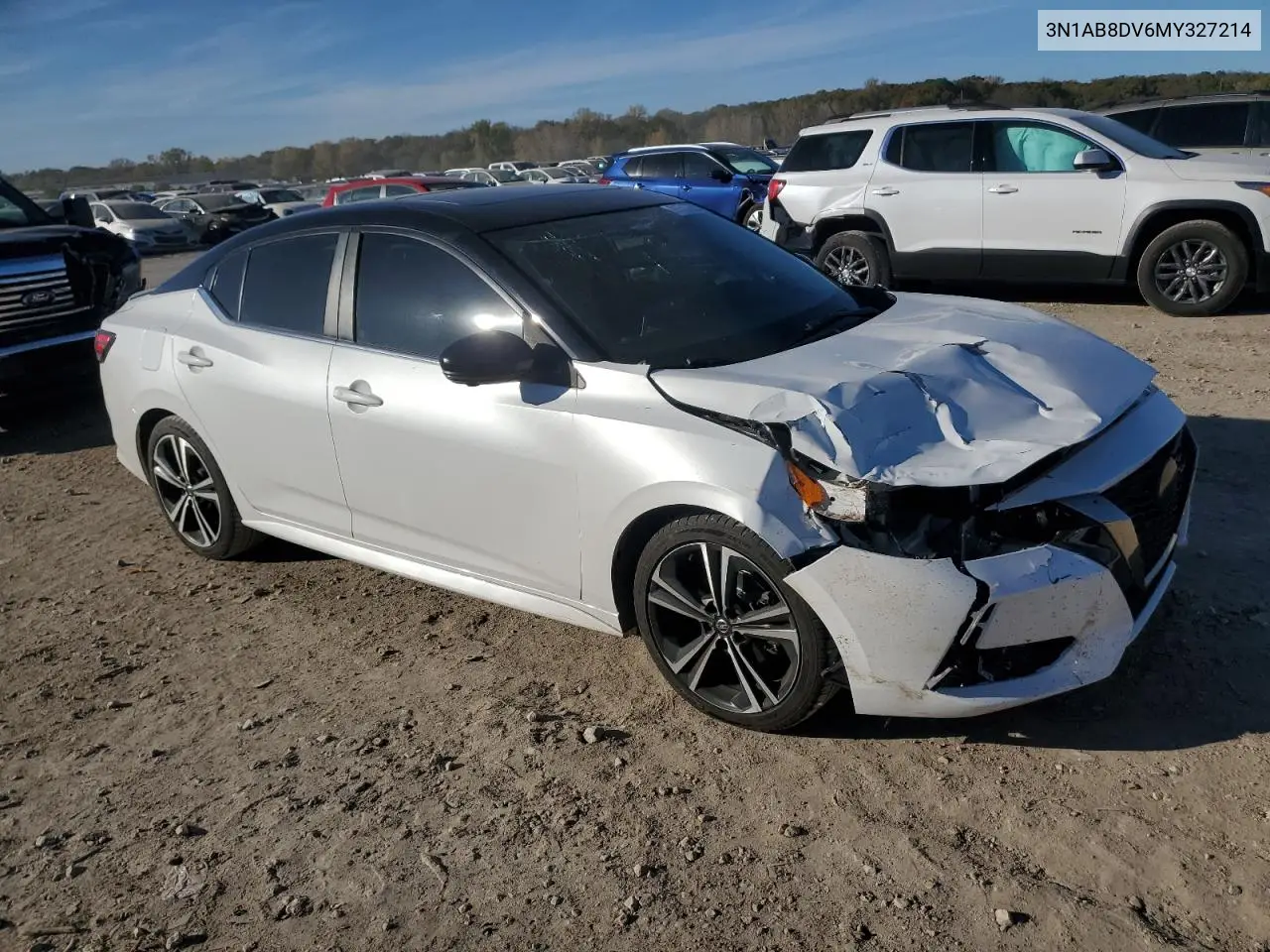 3N1AB8DV6MY327214 2021 Nissan Sentra Sr