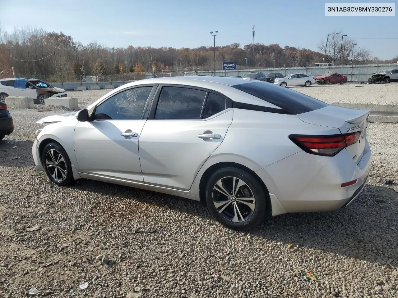 3N1AB8CV8MY330276 2021 Nissan Sentra Sv