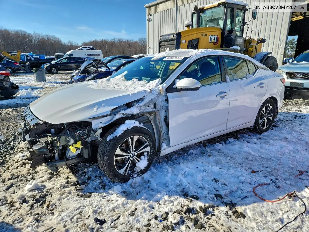 3N1AB8CV3MY207159 2021 Nissan Sentra Sv