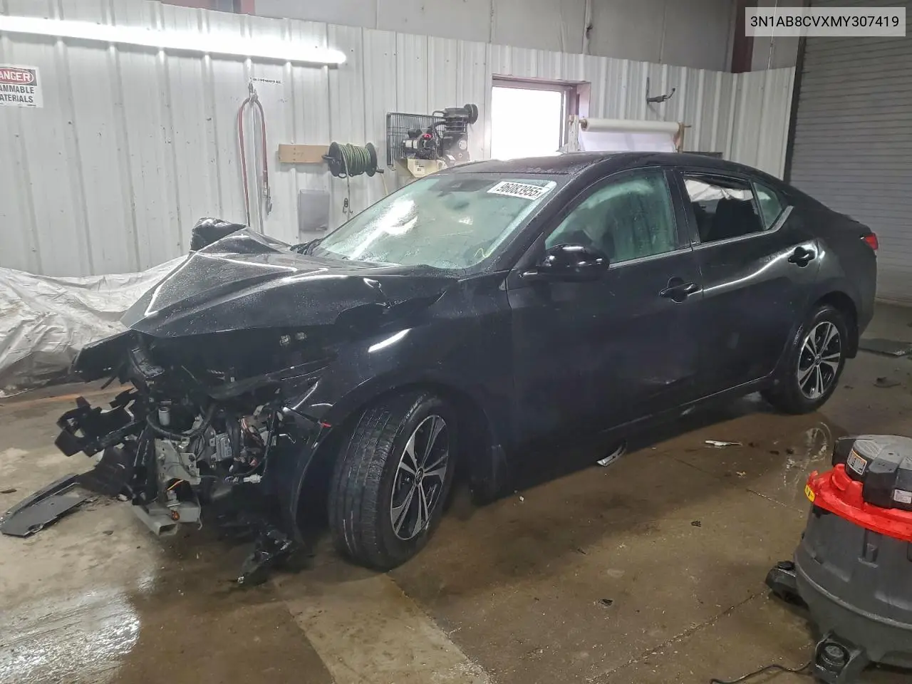 3N1AB8CVXMY307419 2021 Nissan Sentra Sv