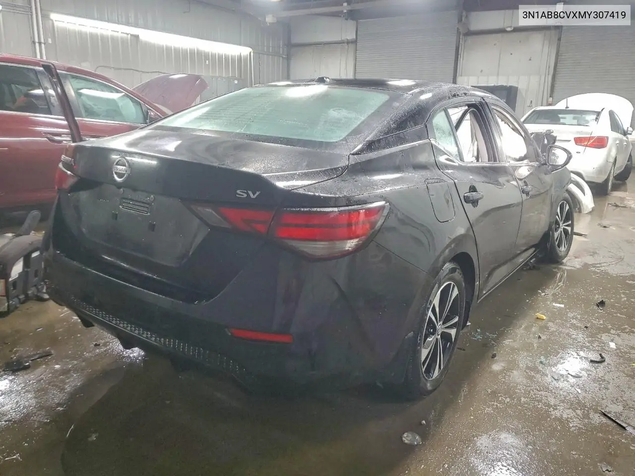3N1AB8CVXMY307419 2021 Nissan Sentra Sv