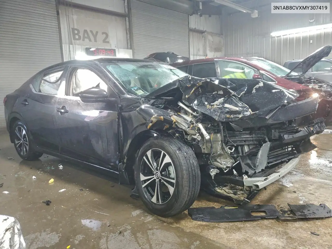 3N1AB8CVXMY307419 2021 Nissan Sentra Sv