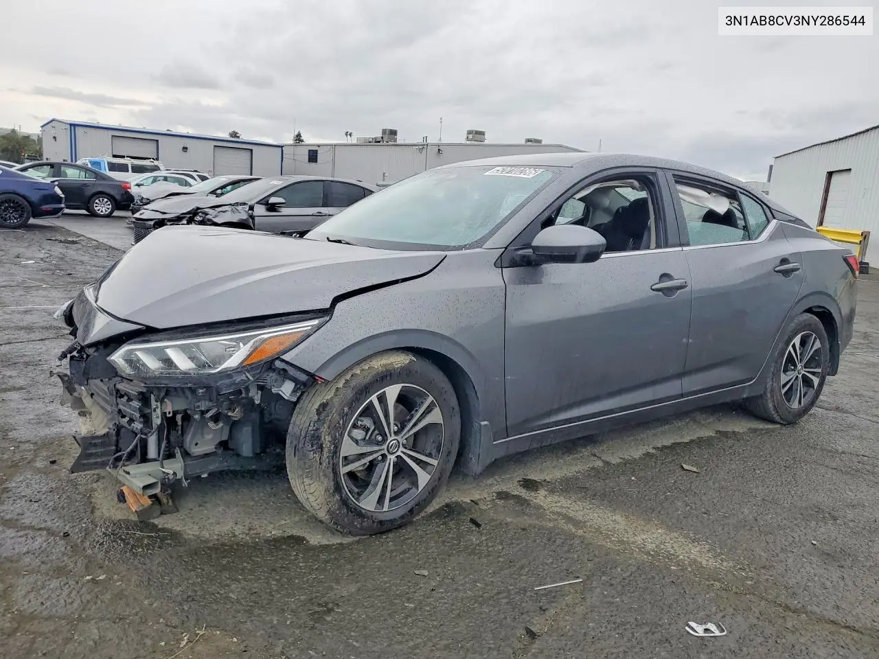 2022 Nissan Sentra Sv VIN: 3N1AB8CV3NY286544 Lot: 52010286
