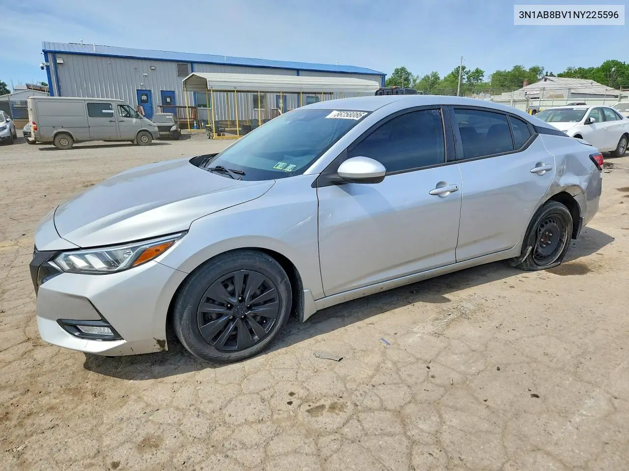 2022 Nissan Sentra S VIN: 3N1AB8BV1NY225596 Lot: 56258086