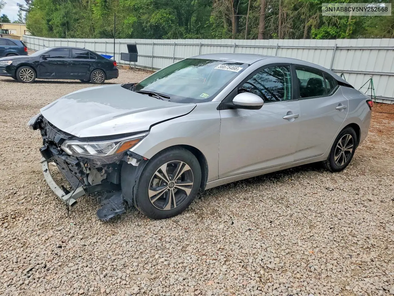 2022 Nissan Sentra Sv VIN: 3N1AB8CV5NY252668 Lot: 56675466