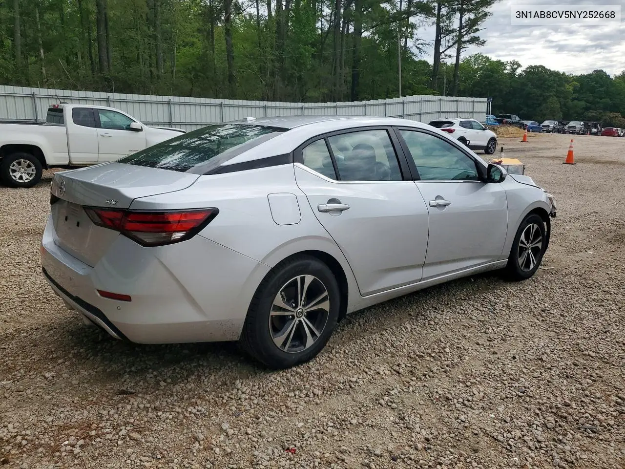 2022 Nissan Sentra Sv VIN: 3N1AB8CV5NY252668 Lot: 56675466