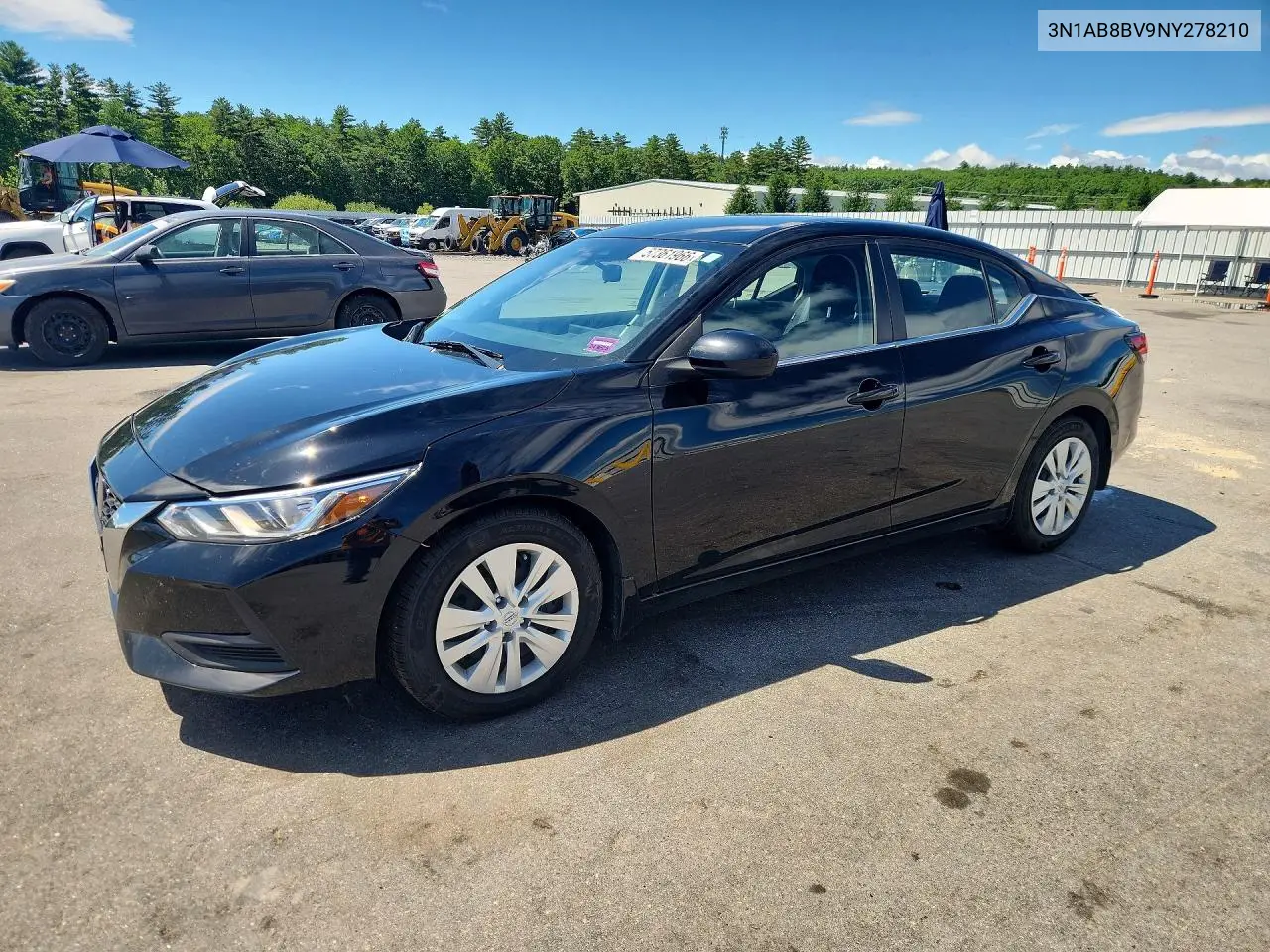 2022 Nissan Sentra S VIN: 3N1AB8BV9NY278210 Lot: 57361966