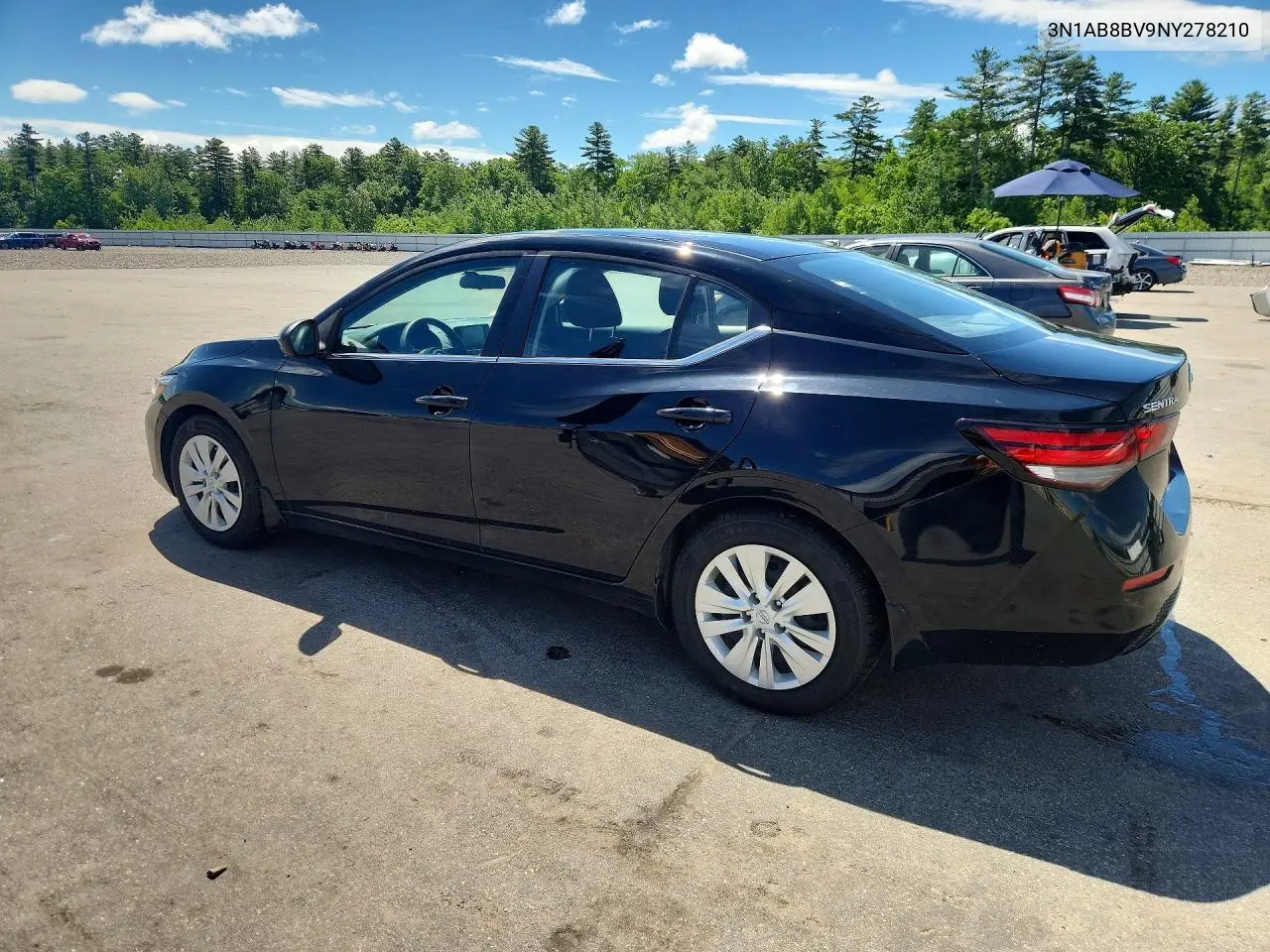 2022 Nissan Sentra S VIN: 3N1AB8BV9NY278210 Lot: 57361966