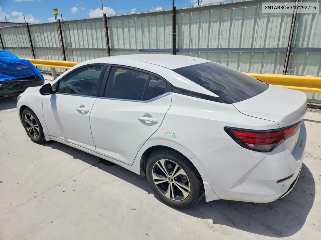 2022 Nissan Sentra Sv VIN: 3N1AB8CV3NY292716 Lot: 60476296