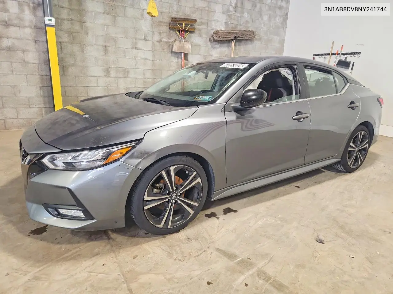 2022 Nissan Sentra Sr VIN: 3N1AB8DV8NY241744 Lot: 60853626