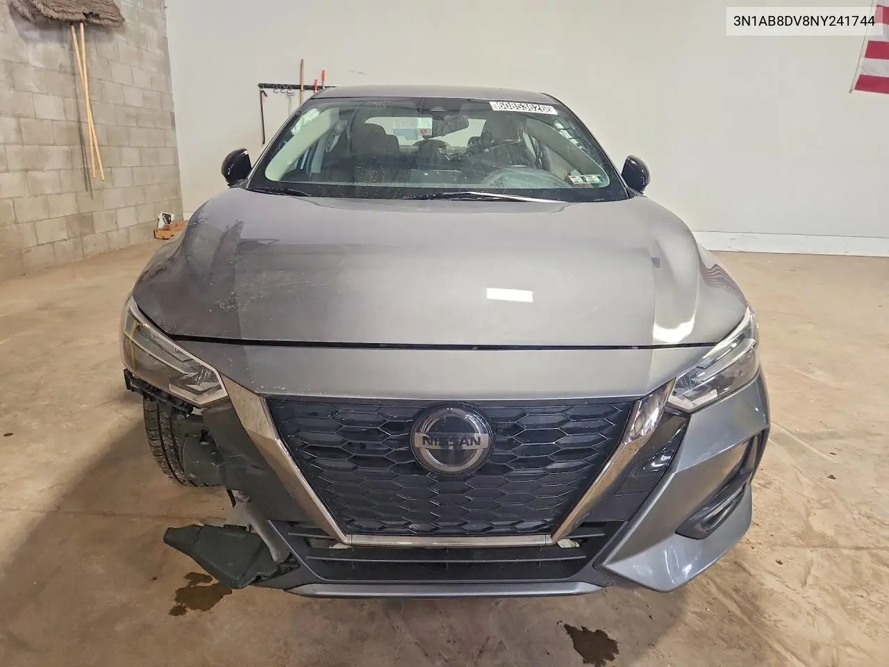 2022 Nissan Sentra Sr VIN: 3N1AB8DV8NY241744 Lot: 60853626