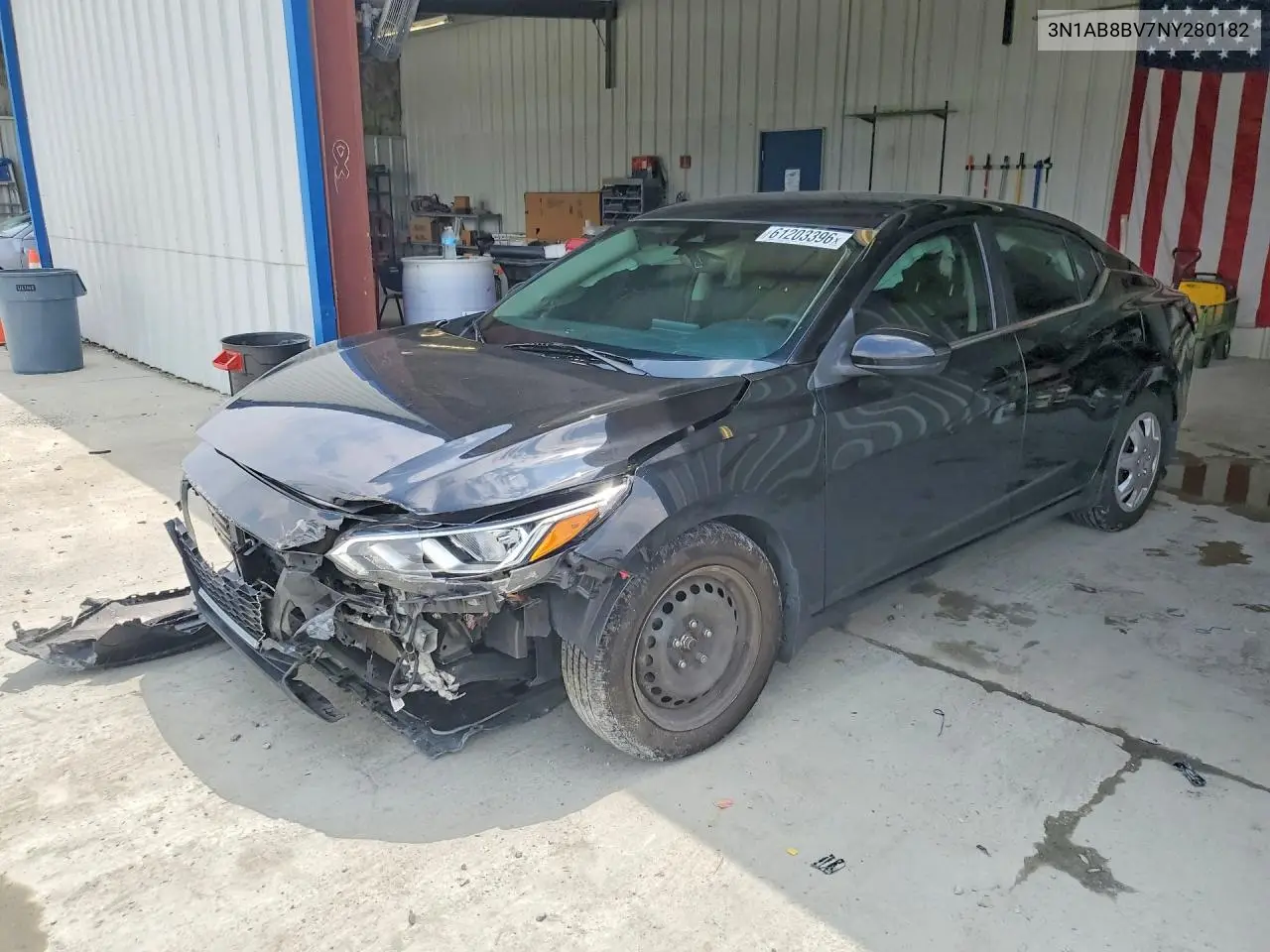 3N1AB8BV7NY280182 2022 Nissan Sentra S