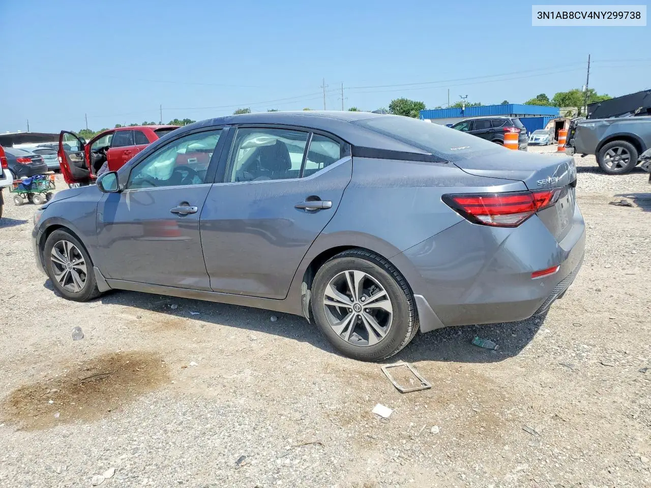 3N1AB8CV4NY299738 2022 Nissan Sentra Sv