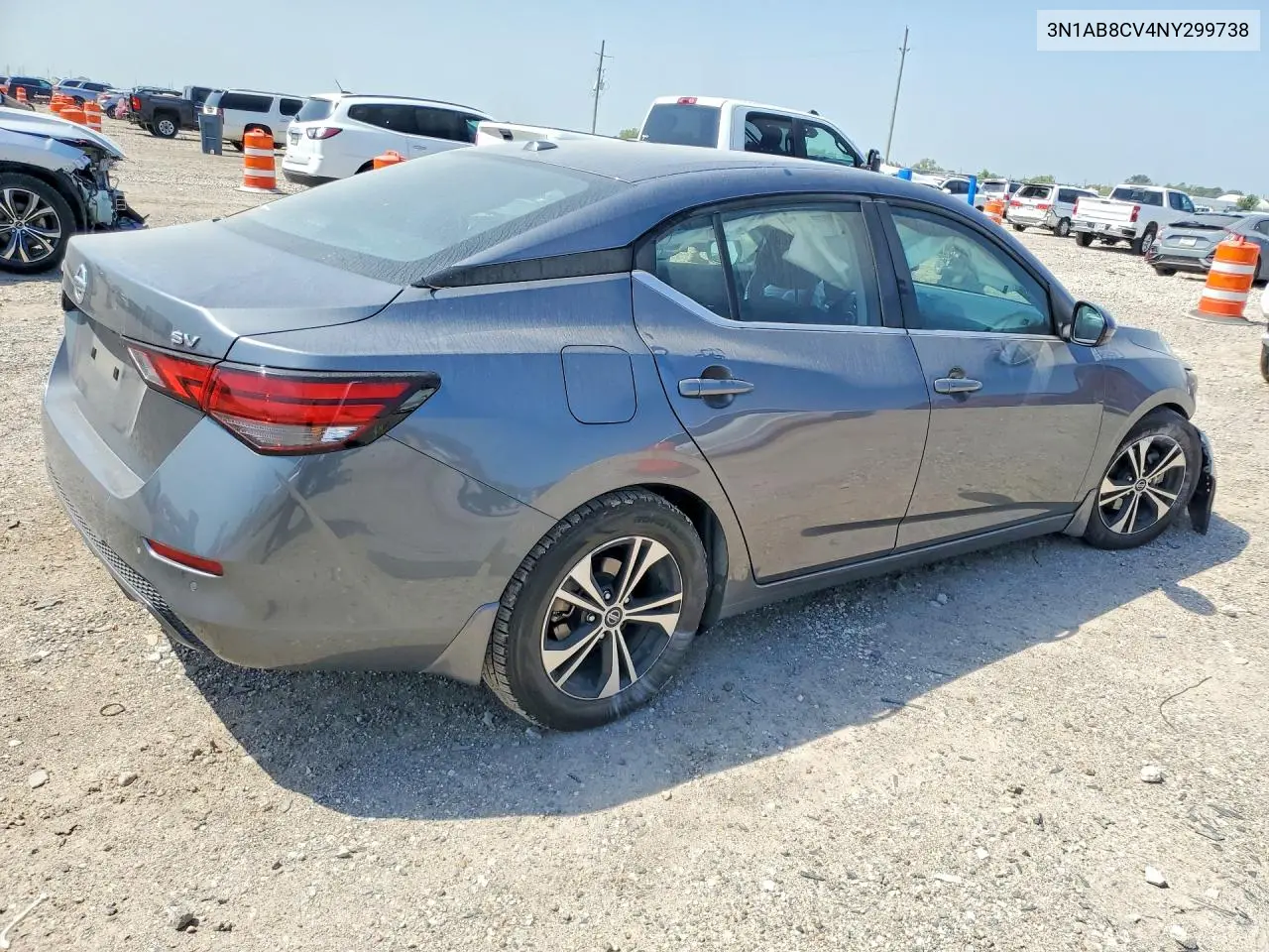 3N1AB8CV4NY299738 2022 Nissan Sentra Sv