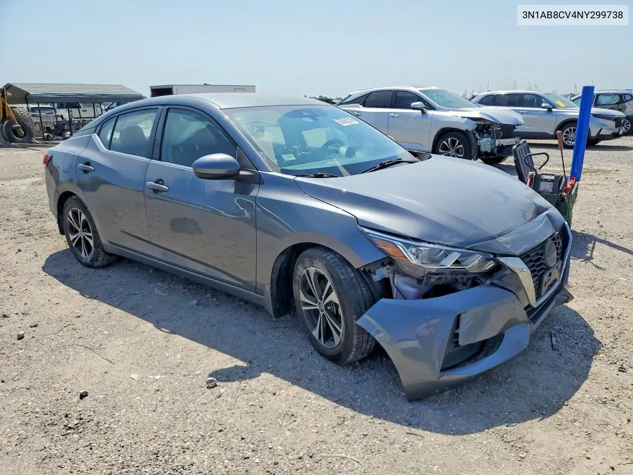 3N1AB8CV4NY299738 2022 Nissan Sentra Sv