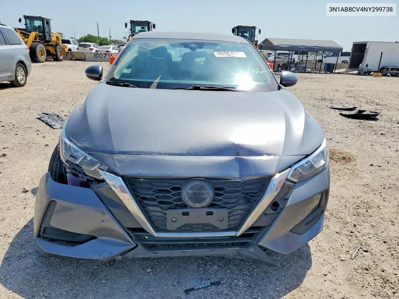 3N1AB8CV4NY299738 2022 Nissan Sentra Sv