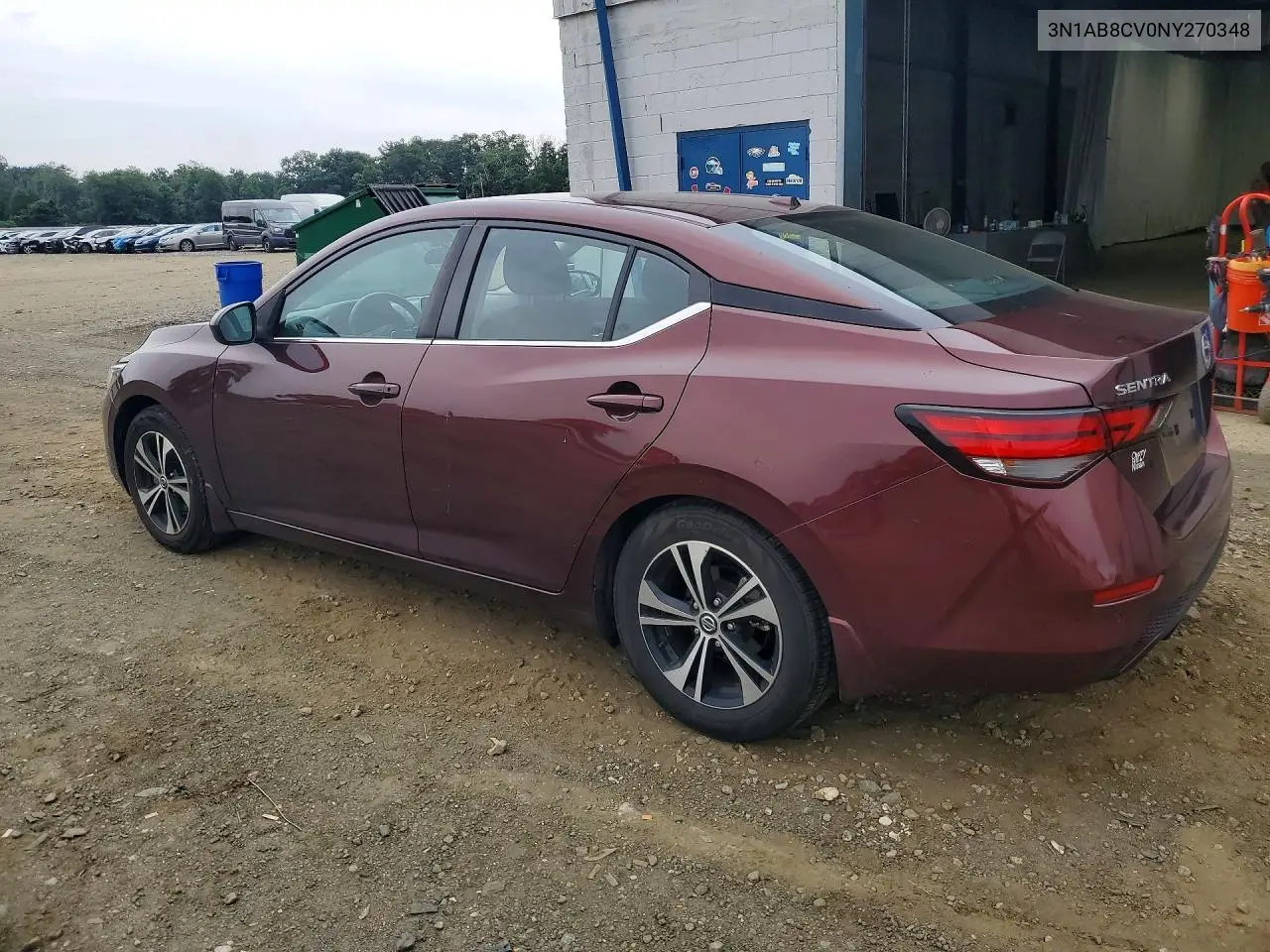 2022 Nissan Sentra Sv VIN: 3N1AB8CV0NY270348 Lot: 62236036