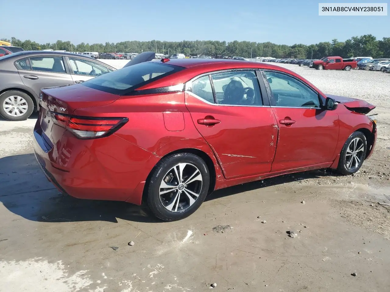 3N1AB8CV4NY238051 2022 Nissan Sentra Sv