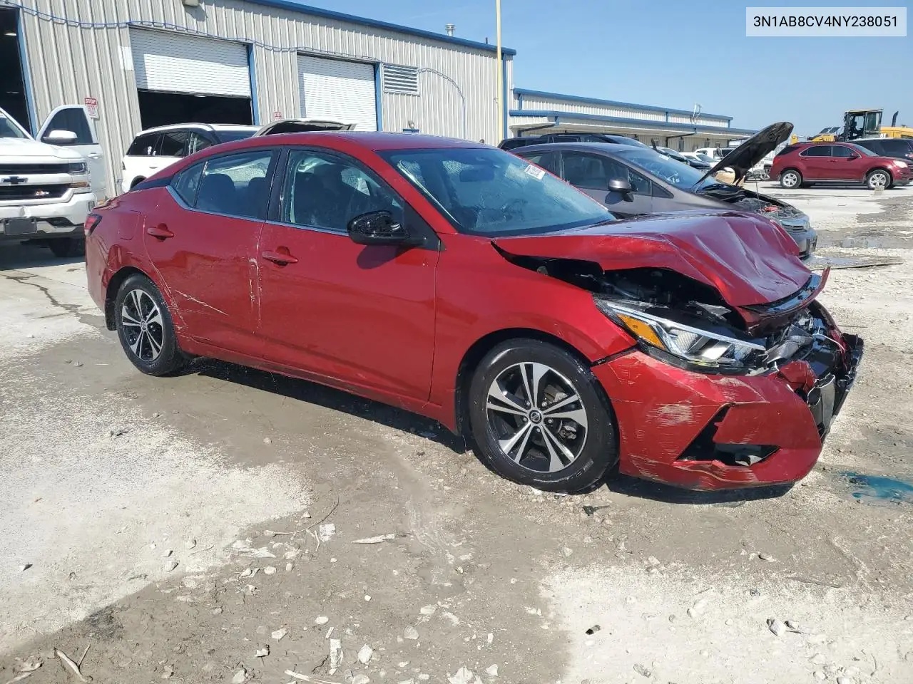 3N1AB8CV4NY238051 2022 Nissan Sentra Sv
