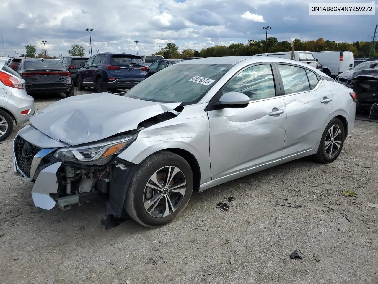 3N1AB8CV4NY259272 2022 Nissan Sentra Sv