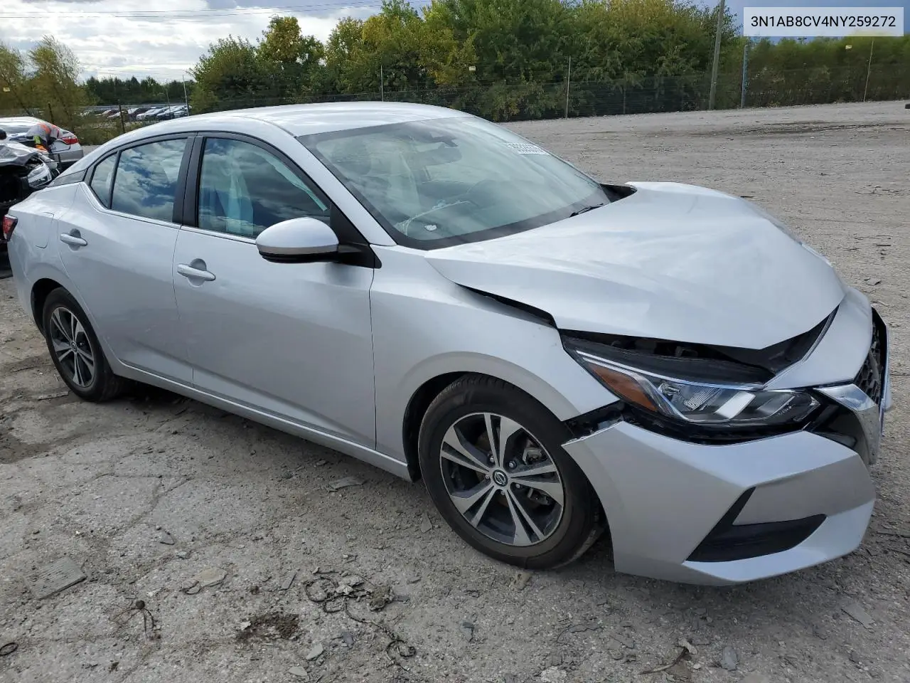 3N1AB8CV4NY259272 2022 Nissan Sentra Sv