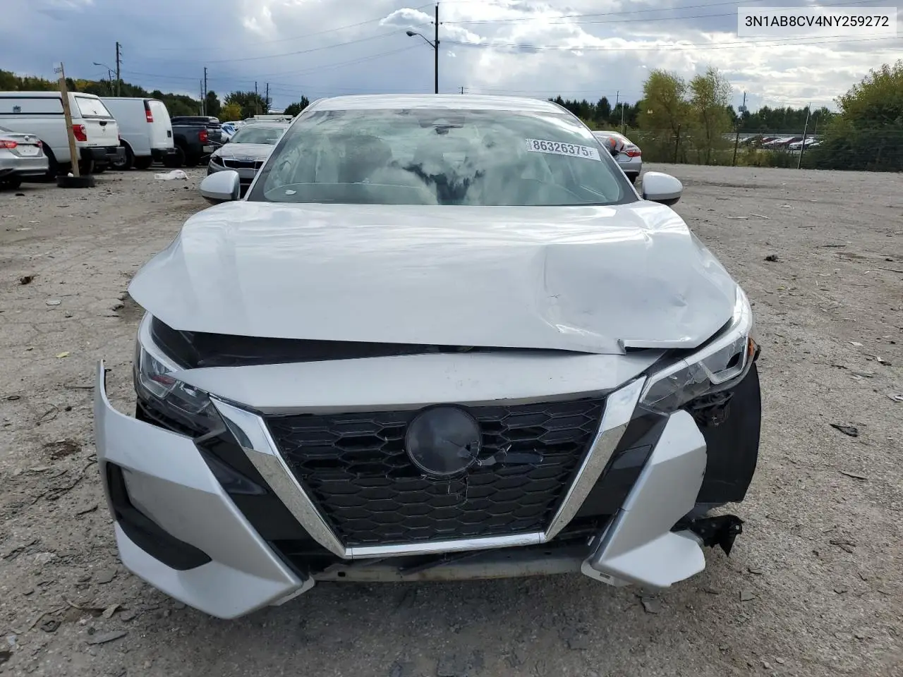 3N1AB8CV4NY259272 2022 Nissan Sentra Sv