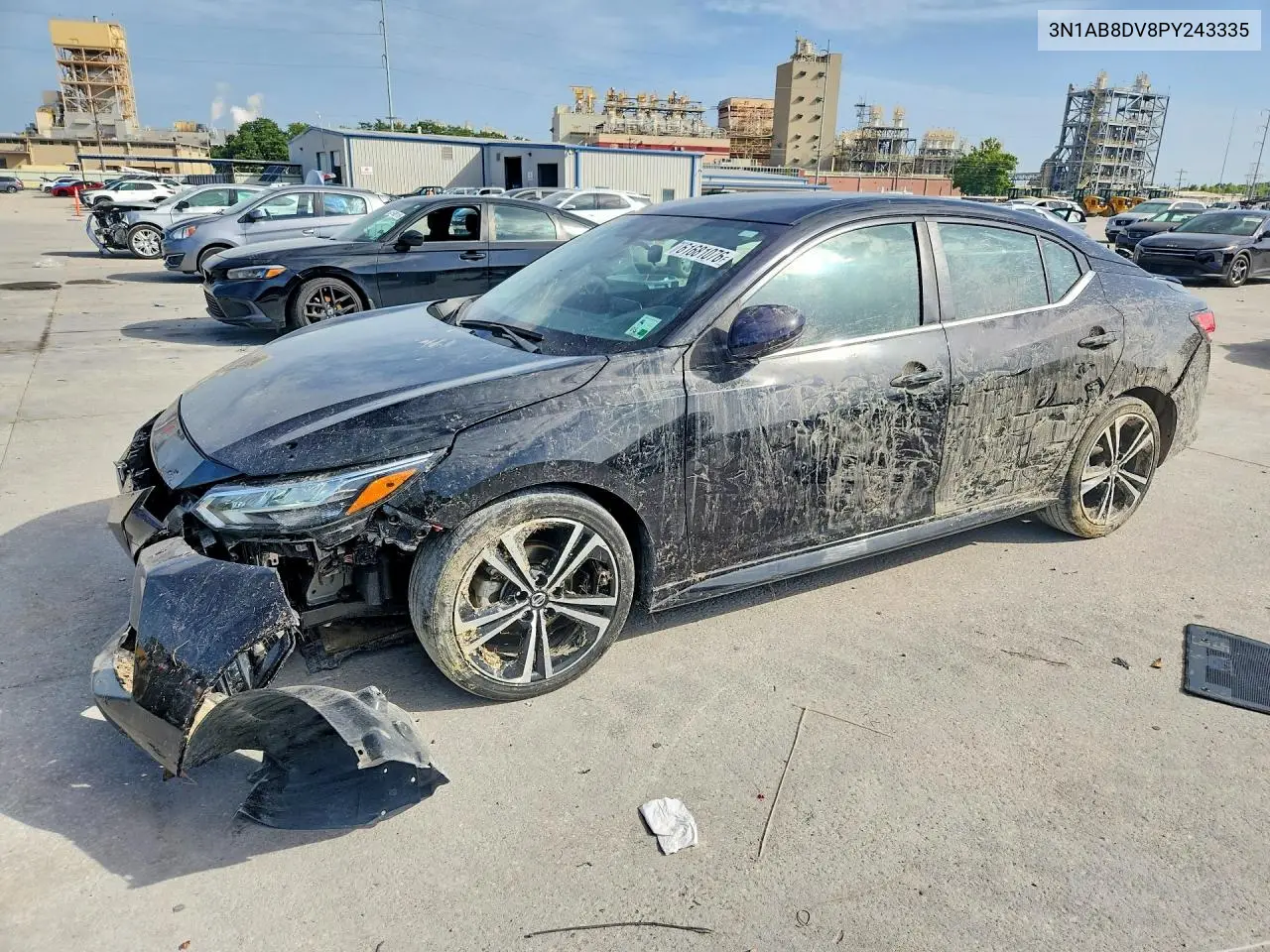 2023 Nissan Sentra Sr VIN: 3N1AB8DV8PY243335 Lot: 61681076