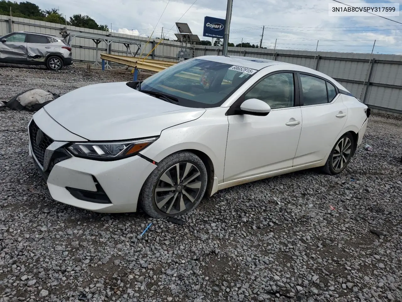 3N1AB8CV5PY317599 2023 Nissan Sentra Sv
