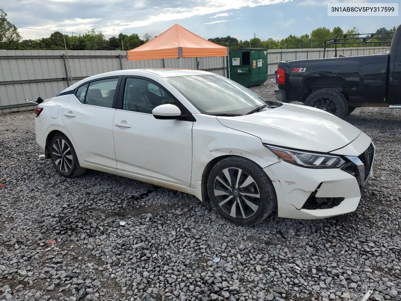 3N1AB8CV5PY317599 2023 Nissan Sentra Sv