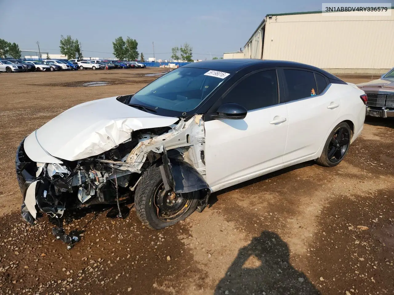 2024 Nissan Sentra Sr VIN: 3N1AB8DV4RY336579 Lot: 59198016