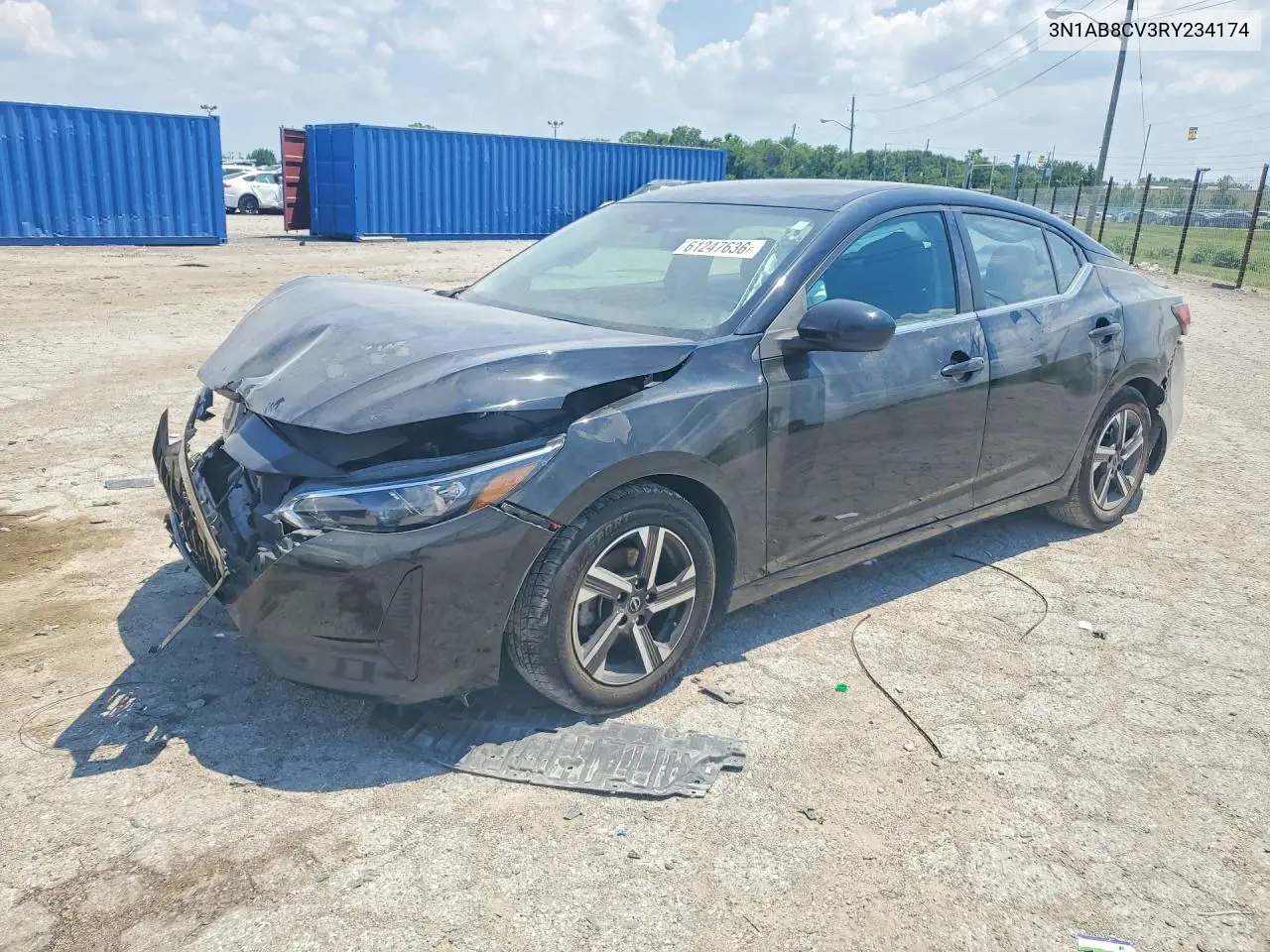 2024 Nissan Sentra Sv VIN: 3N1AB8CV3RY234174 Lot: 61247636