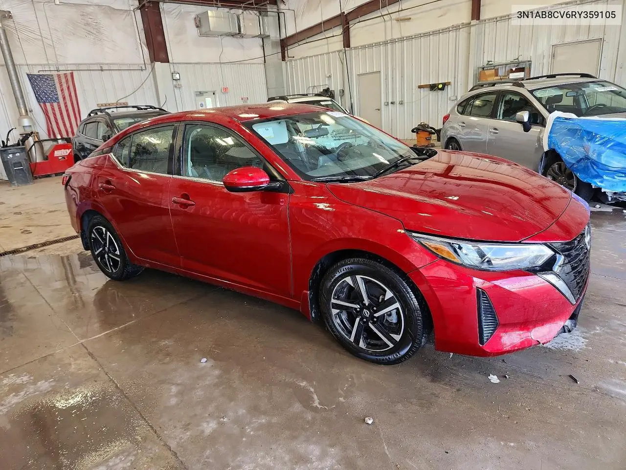 2024 Nissan Sentra Sv VIN: 3N1AB8CV6RY359105 Lot: 61970036