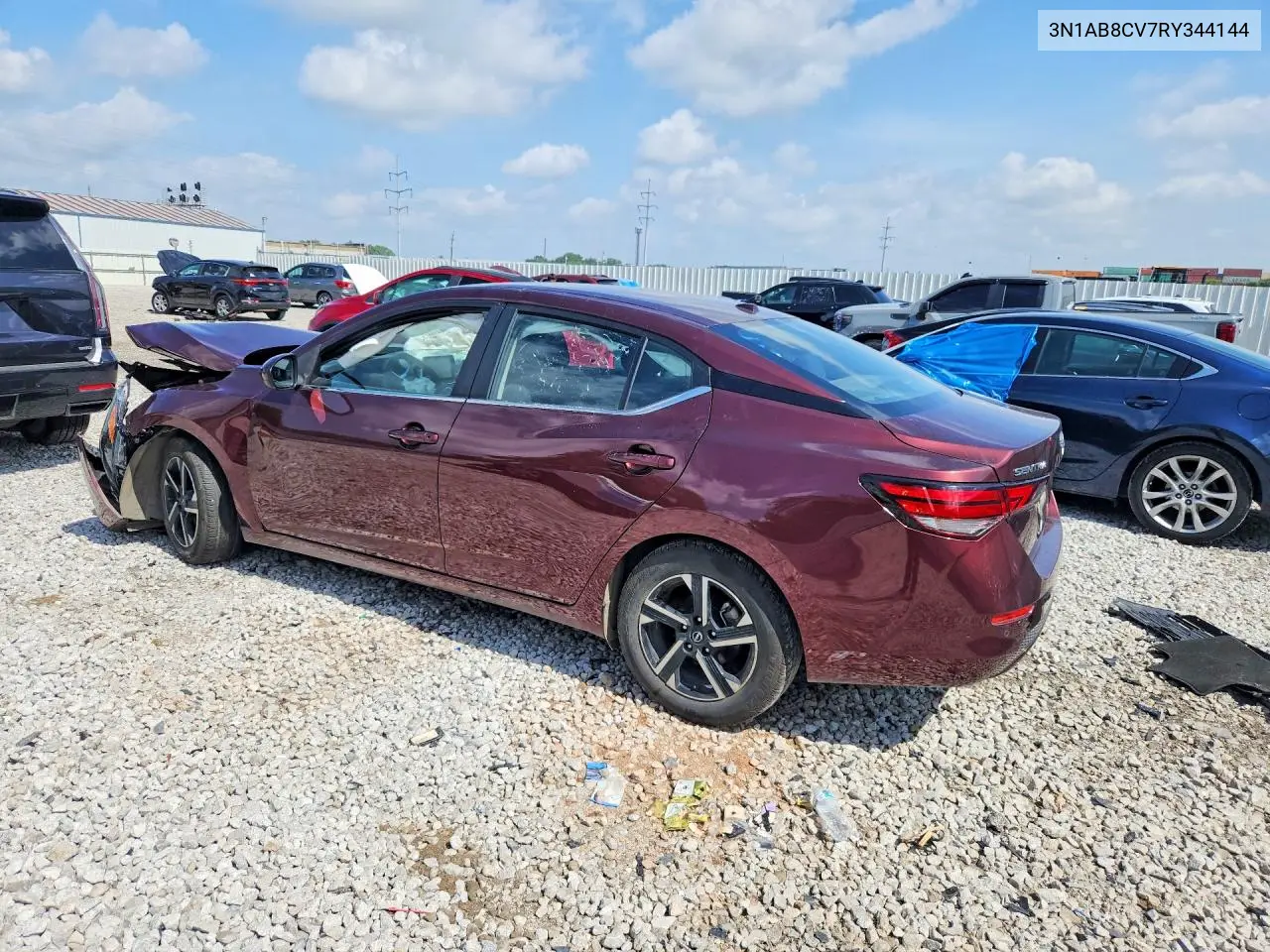 2024 Nissan Sentra Sv VIN: 3N1AB8CV7RY344144 Lot: 85769605