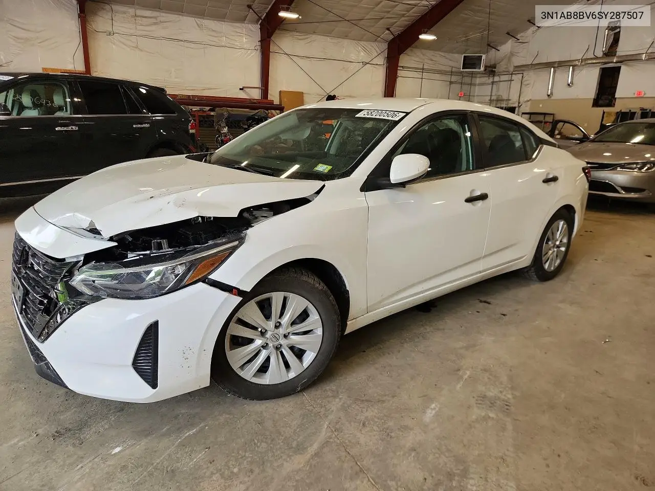 2025 Nissan Sentra S VIN: 3N1AB8BV6SY287507 Lot: 58200506